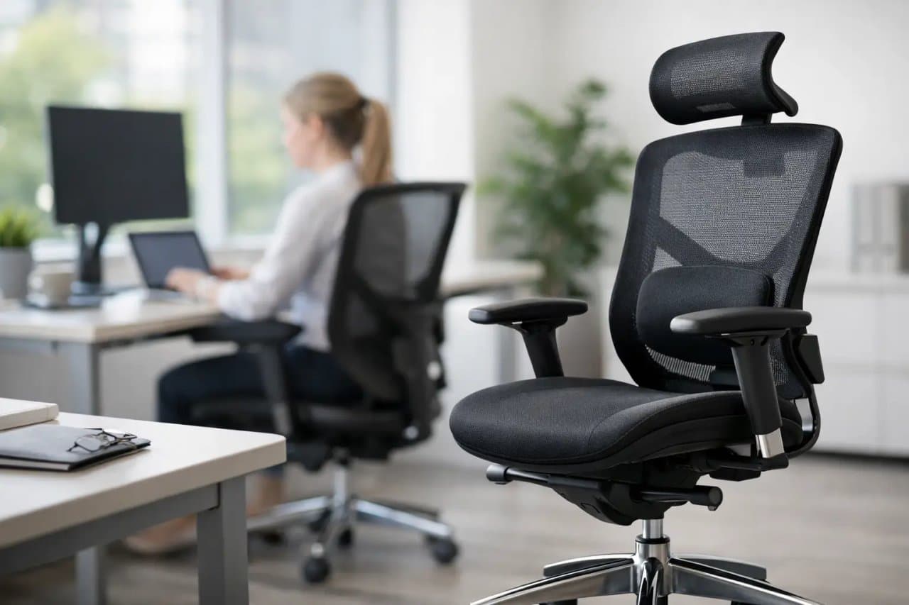 Ergonomická kancelárska stolička: čo sledovať