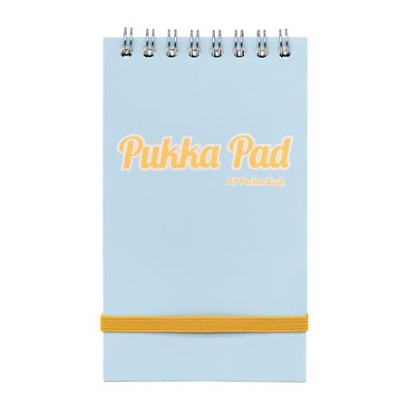 Poznámkový zošit, A7, linajkový, 50 listov, PUKKA PAD "Pastel", mix farieb