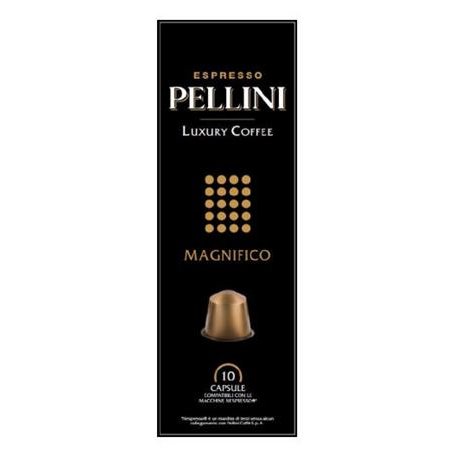 Kávové kapsule, do kávovarov Nespresso®, 10 ks, PELLINI "Magnifico"