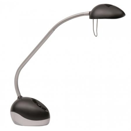 Stolová lampa, LED, 3-5,5 W, ALBA "LedX", čierna