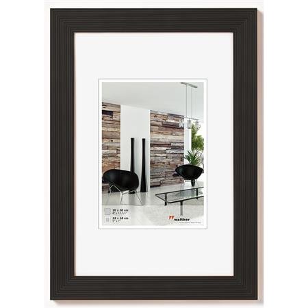 Obrazový rám, drevený, 20x30 cm, "Grado", čierny
