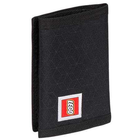 Peňaženka, na suchý zips, LEGO "Bricks",  čierna, vzorovaná