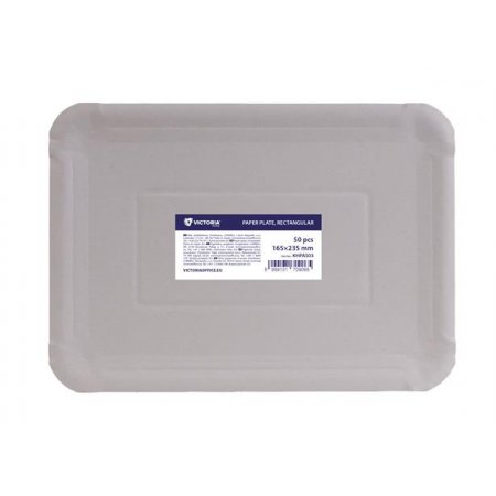 Papierová tácka, hranatá, 165x235 mm, VICTORIA FACILITY