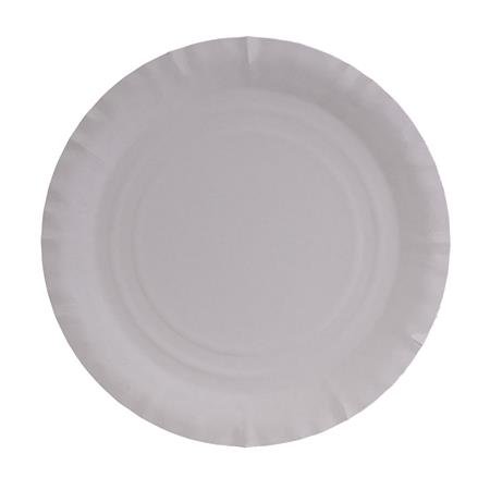 Papierový tanier, okrúhly, priemer: 25 cm, VICTORIA FACILITY