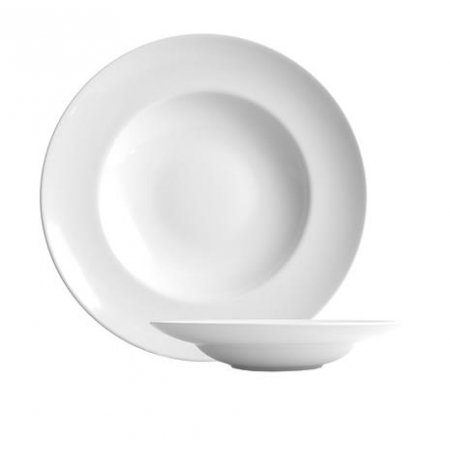 Hlboký tanier, biela, 23 cm, 6-kusový set, "Economic"