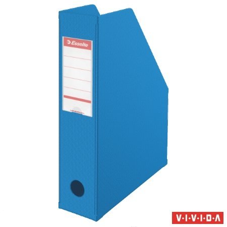 Zakladač, PVC/kartón, 70 mm, skladací, ESSELTE, Vivida modrá