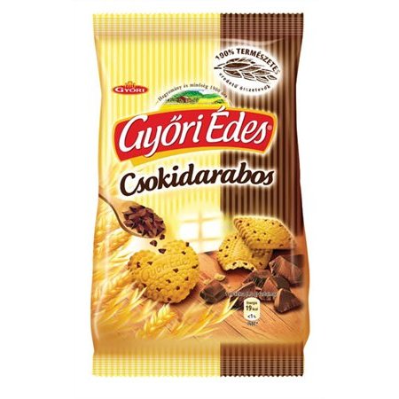 Sušienky "Győri édes", s kúskami čokolády