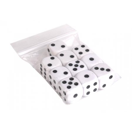 Hracia kocka, plastová, 10 ks
