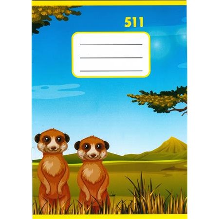Zošit, A5, linajkový, 10 listov, "511"