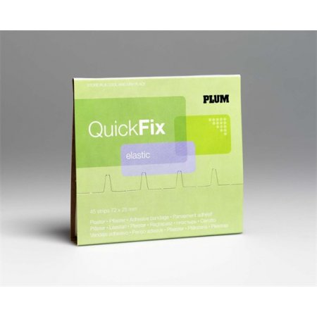 Náhradné náplaste "Quick Fix", pružné textilné, 45 ks, PLUM