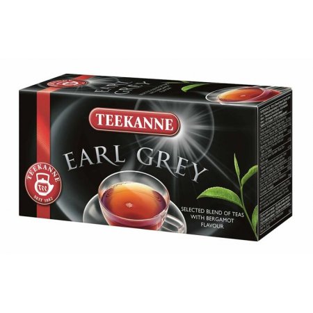 Čierny čaj, 20x1,65 g, TEEKANNE, "Earl grey"