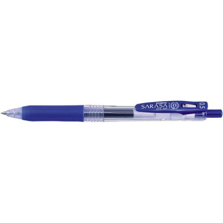 Gélové pero, 0,33 mm, stláčací mechanizmus, ZEBRA "Sarasa Clip", modrá