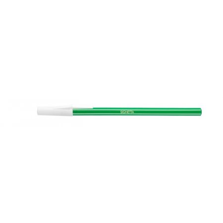 Guľôčkové pero, 0,7 mm, s vrchnákom, ICO "Signetta", zelené