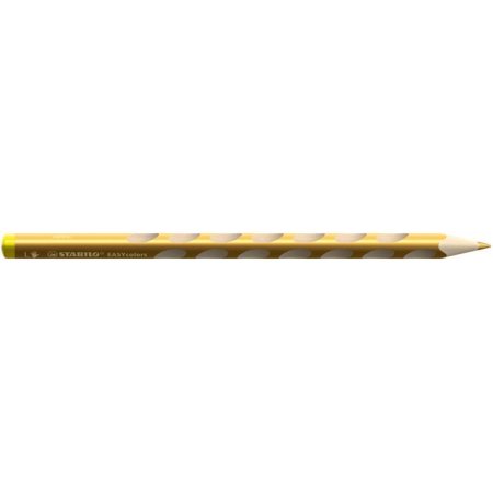 Farebné ceruzky, trojhranné, pre ľavákov, hrubé, STABILO "EASYcolors", zlatá