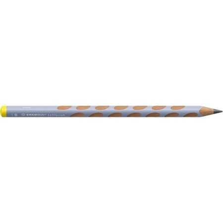 Grafitová ceruzka, HB, trojhranná, pre ľavákov, hrubá, STABILO "EASYgraph", pastelová modrá