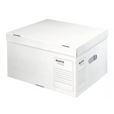 Archívny kontajner, veľkosť L, LEITZ "Infinity", biely