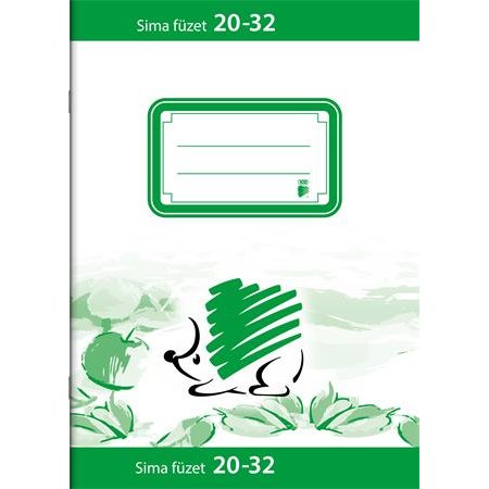 Zošit, ježko, A5, 20 - 32, čistý