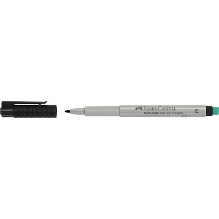 Popisovač, OHP, 1 mm, FABER-CASTELL "Multimark 1526", čierna