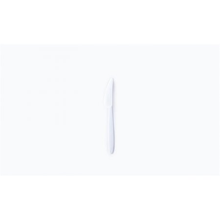 Nôž, plastový, znovu použiteľný, 18,5 cm, 50 ks "Venus", biela