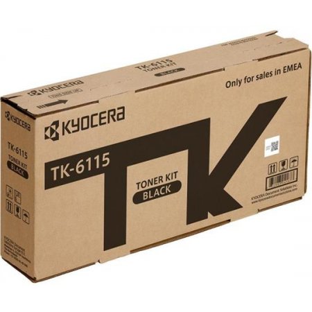 TK6115 toner do tlačiarní ECOSYS M4125idn, M4132idn, KYOCERA, čierny, 15k