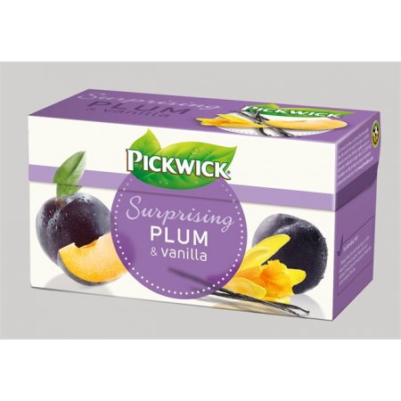 Ovocný čaj, 20x2 g, PICKWICK, slivka, vanilka, škorica