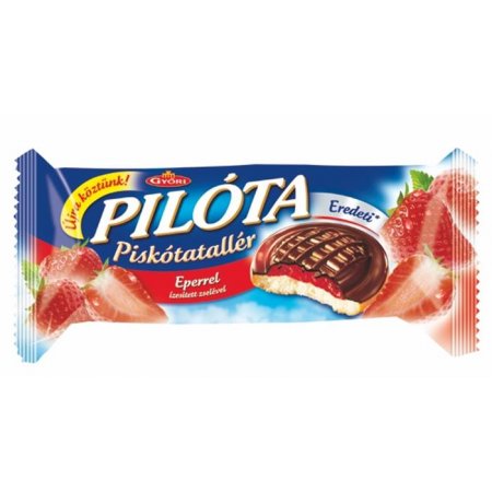 Čokopiškóty "Pilóta", jahoda