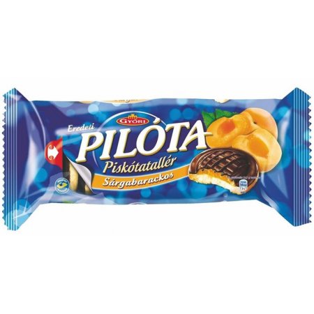 Čokopiškóty "Pilóta", 147g, marhuľa