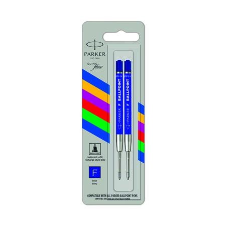 Náplň do guľôčkových pier, F, economy, PARKER "Royal", modrá