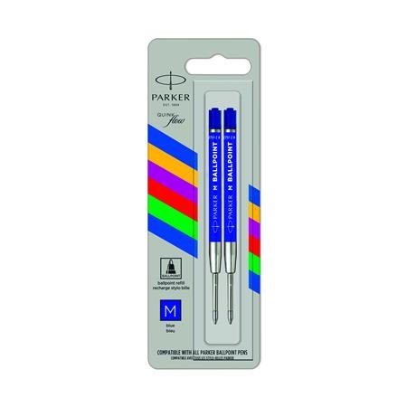 Náplň do guľôčkových pier, M, economy, PARKER "Royal", modrá