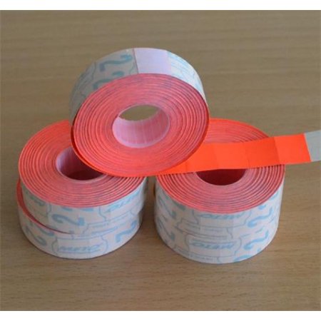 Cenové etikety 19x16 mm, METO, červené