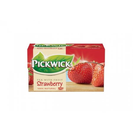 Čierny čaj, 20x1,5 g, PICKWICK, jahoda