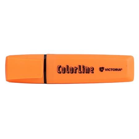 Zvýrazňovač, 1-5 mm, VICTORIA OFFICE, "ColorLine", oranžová
