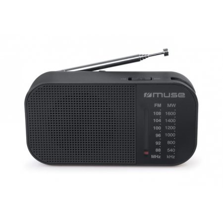 Rádio, prenosné, MUSE, „M-025R“, čierne