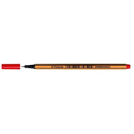 Liner, 0,4 mm, VICTORIA OFFICE, červená