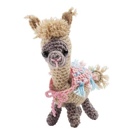 Mini súprava na háčkovanie, FOLIA, lama