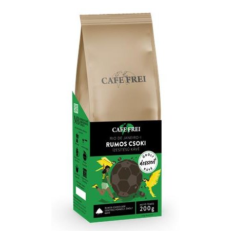 Káva, pražená, mletá, 200 g, CAFE FREI "Rio de Janeiro Rumová Čokoláda"