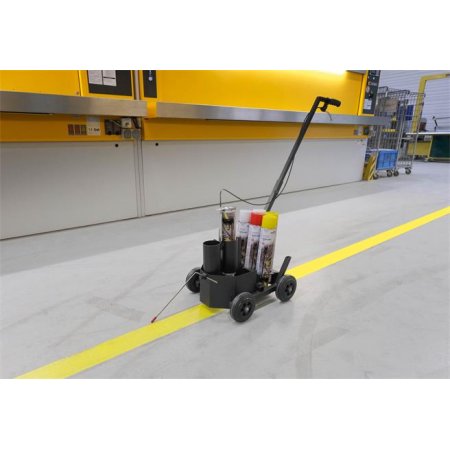 Vozík na označovanie podláh, pre sprejové farby, DURABLE "Duraline® EasyTrack"