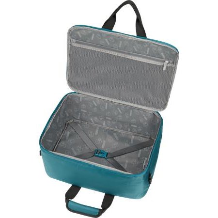 Cestovná taška, kabínová veľkosť, 27 l, 3 v 1, AMERICAN TOURISTER "SummerRide", zeleno modrá