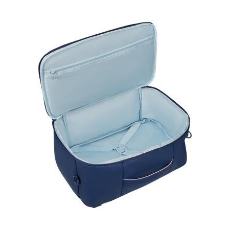 Cestovná taška, kabínová veľkosť,  21 l, 3 in 1, AMERICAN TOURISTER "Puffypop", námornícka modrá