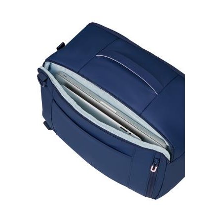 Cestovná taška, kabínová veľkosť,  21 l, 3 in 1, AMERICAN TOURISTER "Puffypop", námornícka modrá
