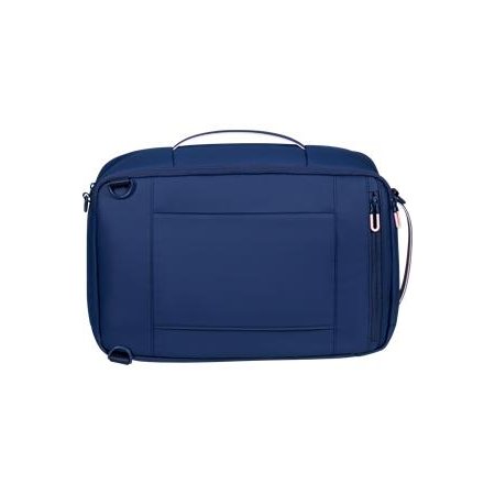 Cestovná taška, kabínová veľkosť,  21 l, 3 in 1, AMERICAN TOURISTER "Puffypop", námornícka modrá