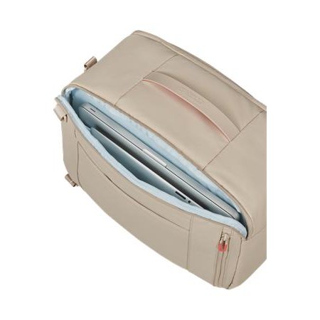 Cestovná taška, kabínová veľkosť,  21 l, 3 in 1, AMERICAN TOURISTER "Puffypop", béžová