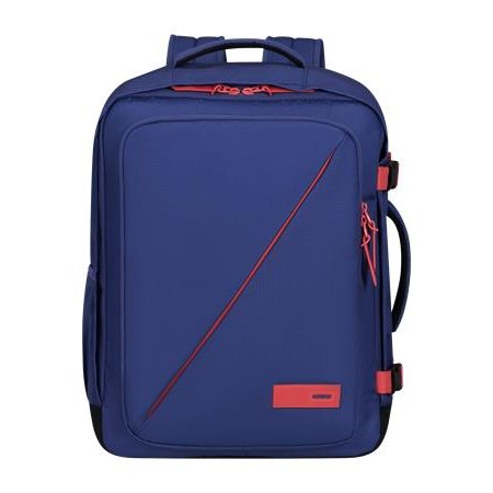 Batoh, kabínová veľkosť, 38 l, M, AMERICAN TOURISTER "Take2Cabin", fialový/koralový
