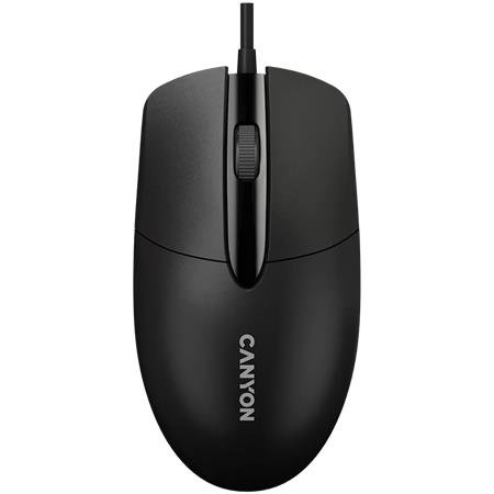 Myš, drôtová, optická, USB, CANYON "M-5", čierna