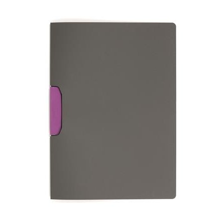 Rýchloviazač, s klipom, A4, DURABLE "DURASWING® COLOR 30", ružový
