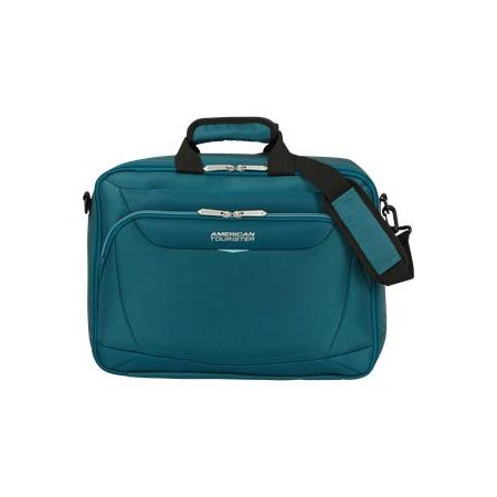 Cestovná taška, kabínová veľkosť, 27 l, 3 v 1, AMERICAN TOURISTER "SummerRide", zeleno modrá