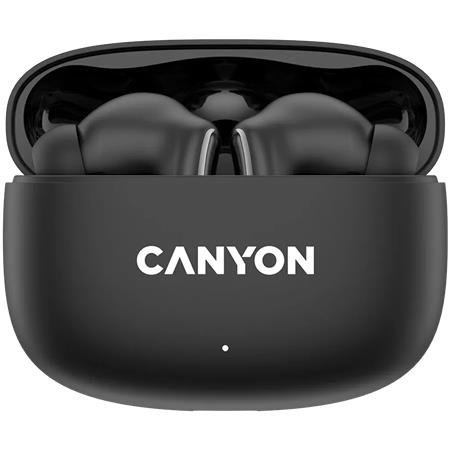 Slúchadlá, TWS bezdrôtové, Bluetooth 5.4, CANYON "OnGo 9", čierne