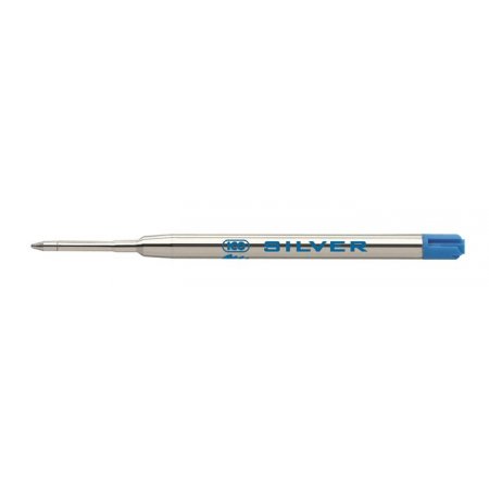 Náplň do guľôčkových pier, 0, 8 mm, ICO "Silver", modrá