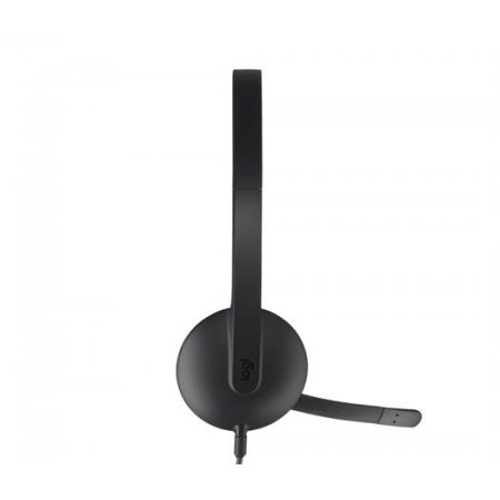 Slúchadlá, stereo, s mikrofónom, LOGITECH "H340"