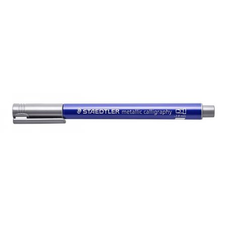 Kaligrafický popisovač, STAEDTLER "8325", kovovo strieborný